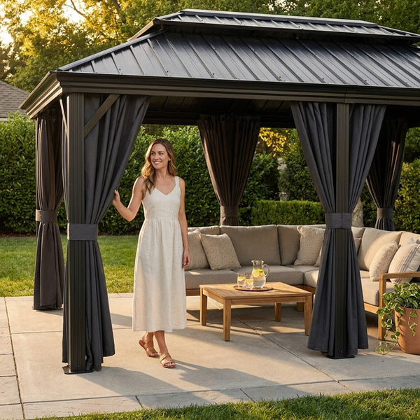 12' x 20' Aluminum Hardtop Gazebo