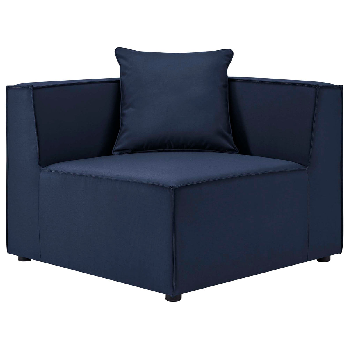 Patio Elegance Sectional Sofa - Saybrook 8-Piece Outdoor Upholstered Sofa by Modway