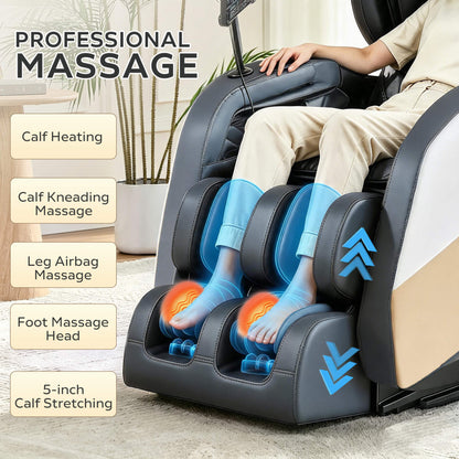 Synca Zero-Gravity Full-Body Heated Massage Recliner Chair (SAK69742)